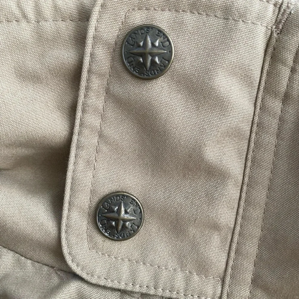 Vintage Land’s End Jacket Men’s Medium Chore Coat Blanket Lined Wool Barn Jacket
